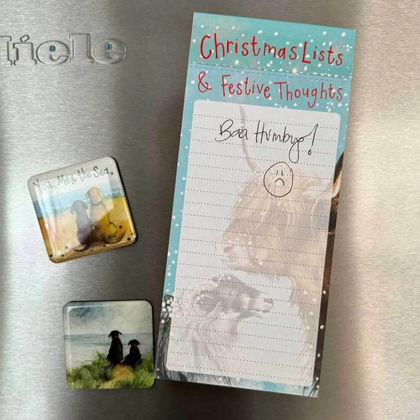 Alex Clark Christmas Magnetic To Do List - Festive Farm