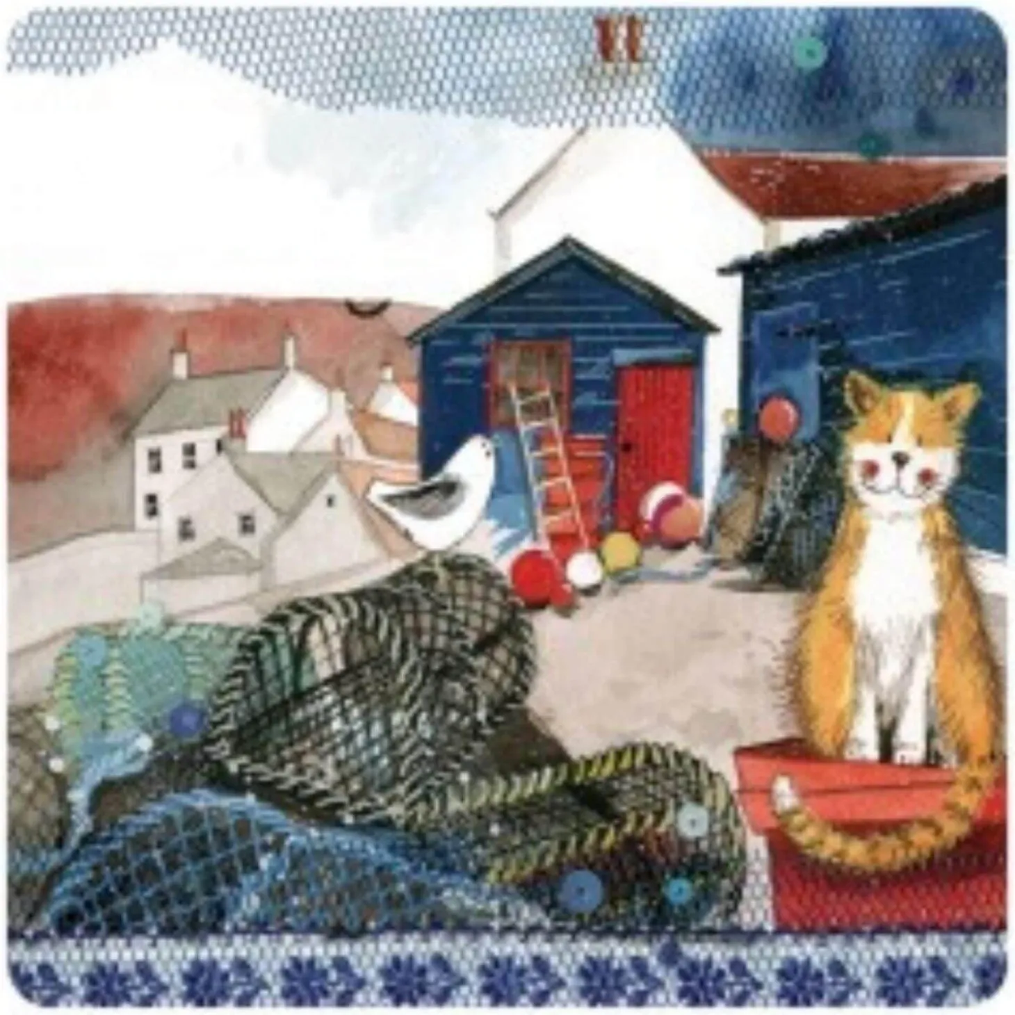 Alex Clark Coaster - Harbour Cat