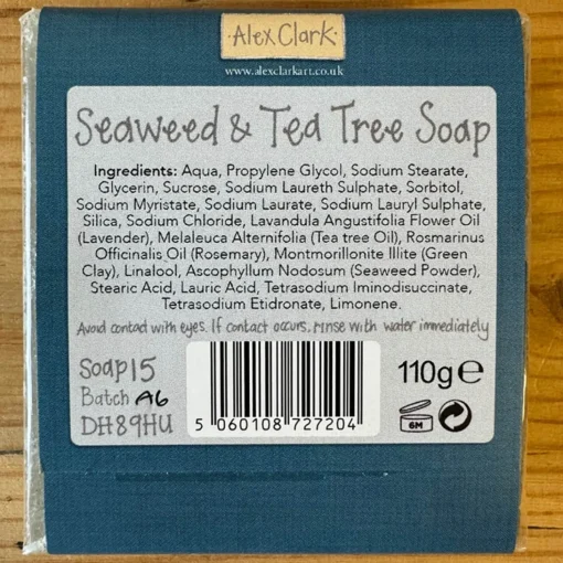 Alex Clark Salt Water Therapy Handmade Soap - Seaweed & Tea Tree