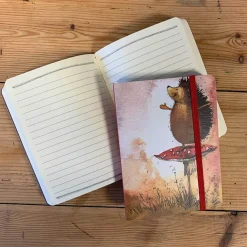 Alex Clark Small Chunky Notebook - Hedgehog & Toadstool