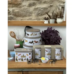 Alex Clark Tea, Coffee & Sugar Canisters - Delightful Dogs