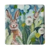 Alex Clark Vegan Leather Compact Mirror - Little Rabbits