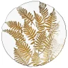 Anton Studio Designs Gold Fern Glass Bowl - 40cm