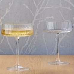 Anton Studio Designs 2-Piece Champagne Saucer Set - Empire