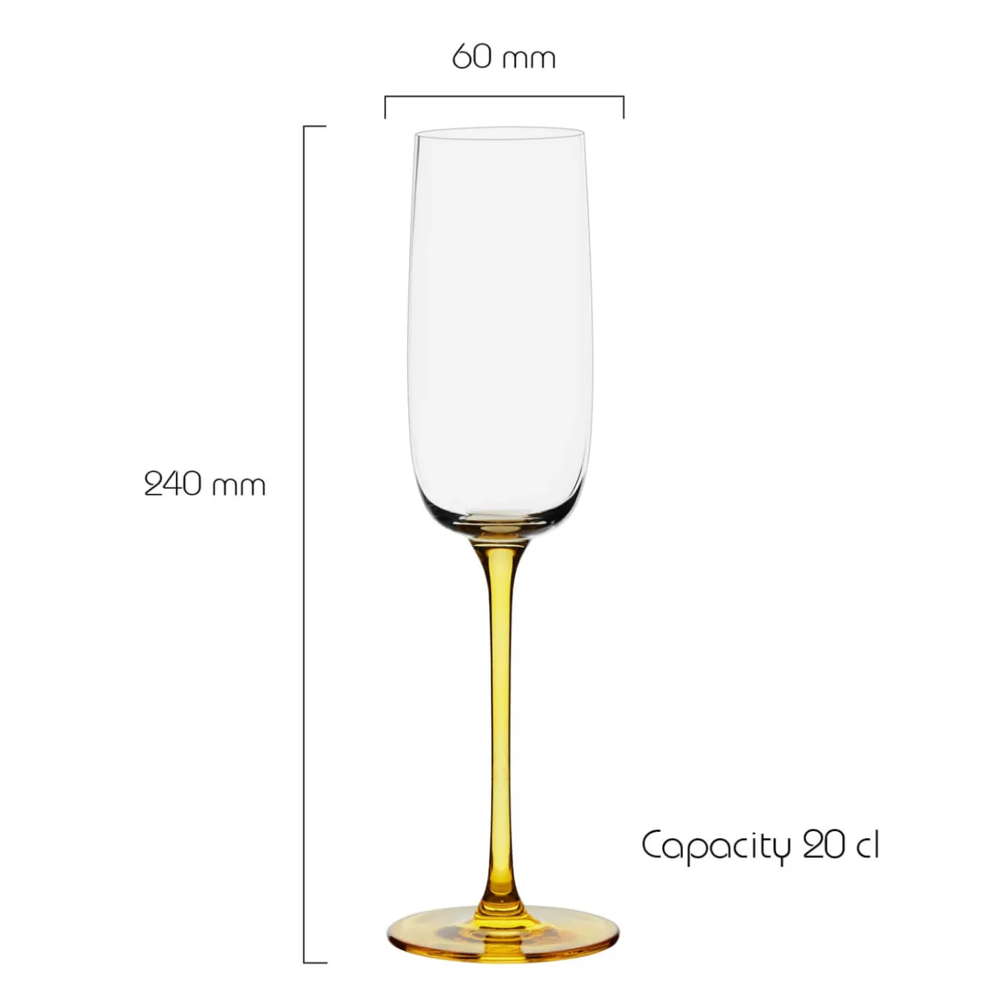 Anton Studio Designs 4-Piece 200ml Champagne Flutes - Gala