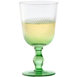 Anton Studios Design Swirl 4 Piece Wine Glass Set