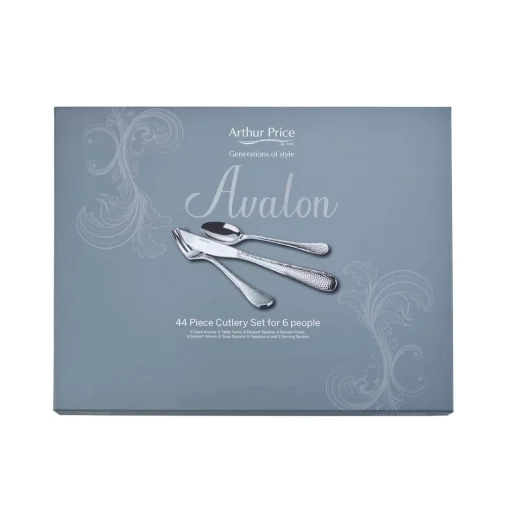 Arthur Price Avalon Stainless Steel Cutlery Set - 44-Piece