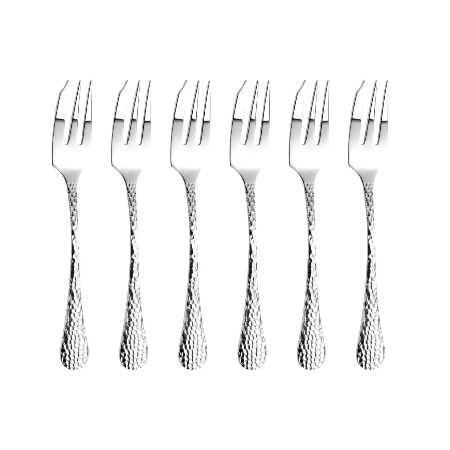 Arthur Price Avalon Stainless Steel Pastry Fork & Server Set - 7-Piece