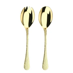 Arthur Price Champagne Avalon Stainless Steel Fork & Spoon Salad Serving Set
