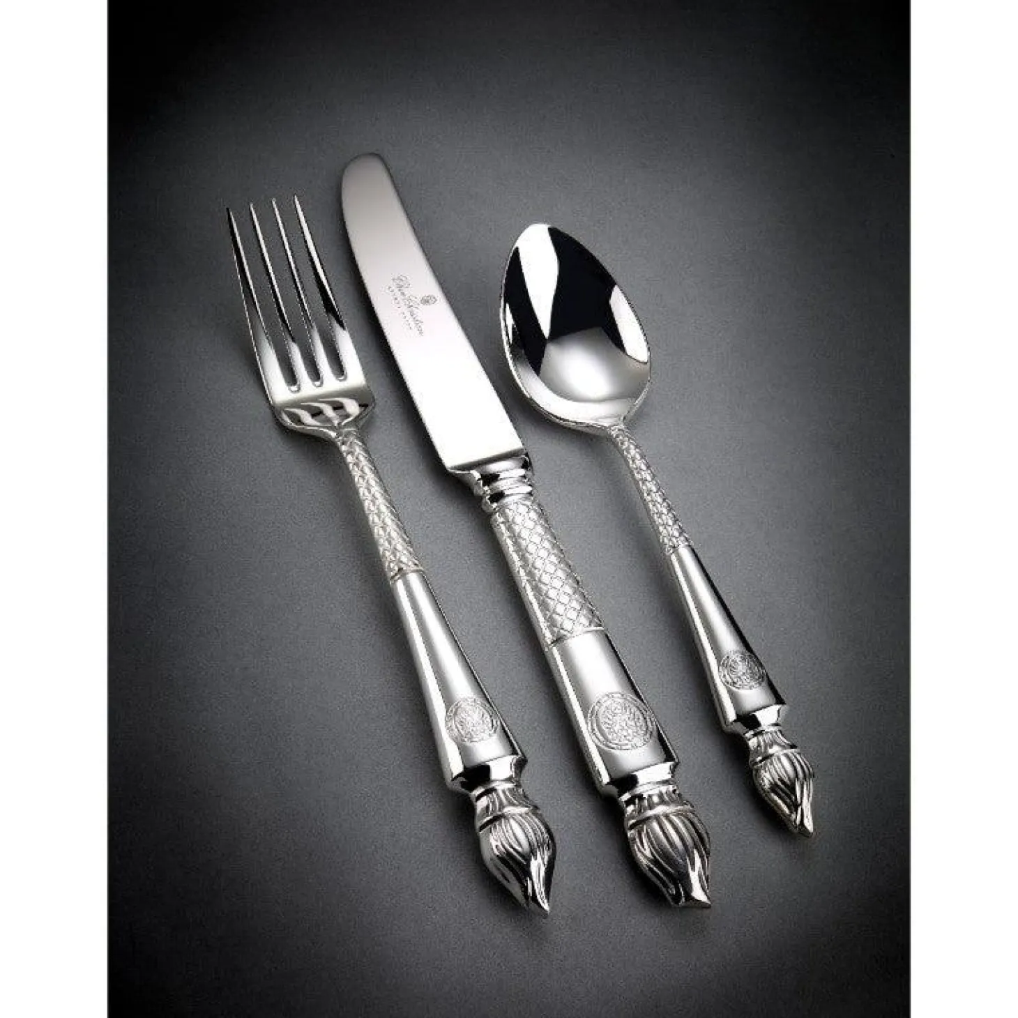 Arthur Price Clive Christian Empire Flame All Silver Table Spoon