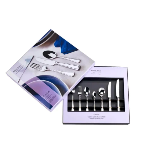 Arthur Price Grecian Stainless Steel Cutlery Set - 42-Piece
