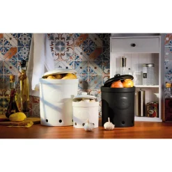 Bia International Onion Storage Jar - Matte Black