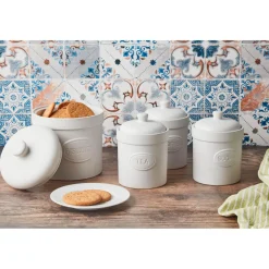 Bia International Onion Storage Jar - Matte White