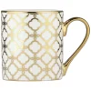 Bia International Porcelain Links 400ml Mug - Gold