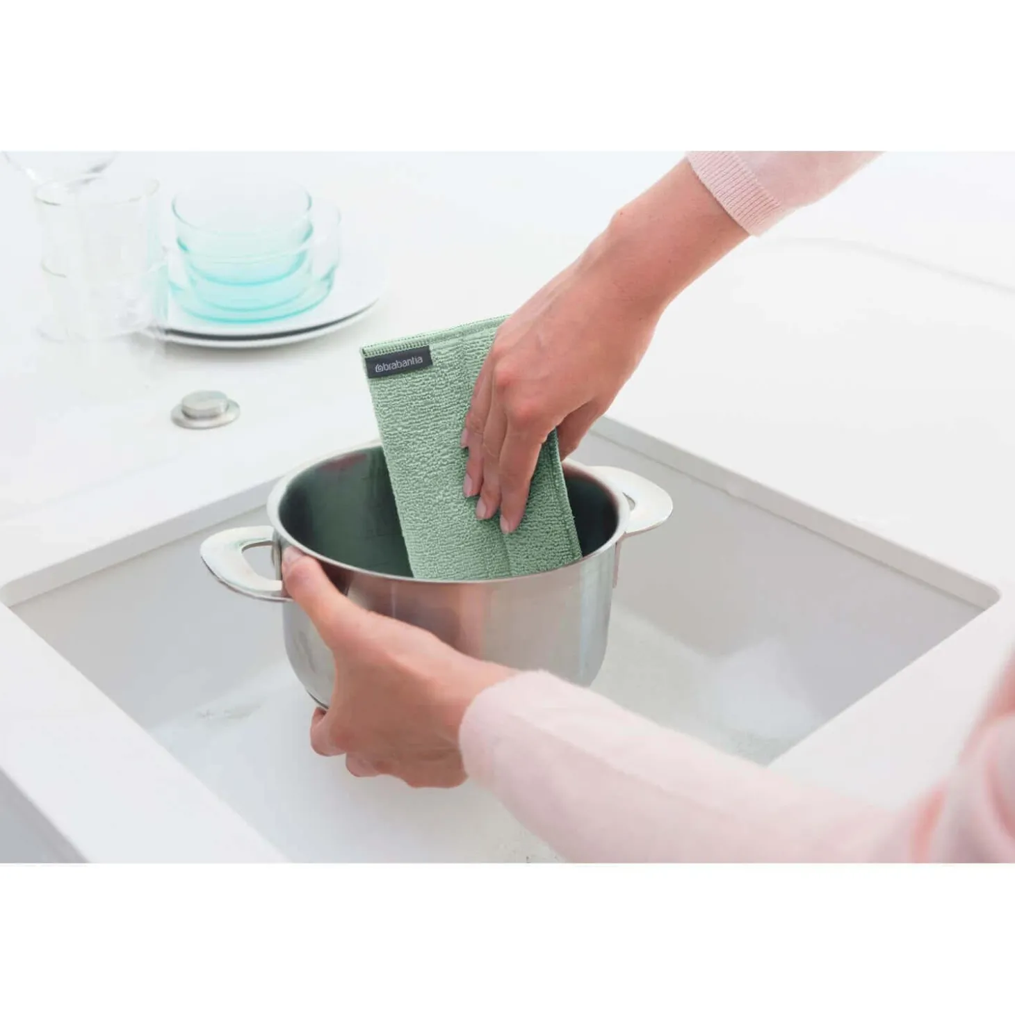 Brabantia Microfibre Cleaning Pads - Set of 3