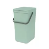 Brabantia Sort & Go 16 Litre Waste Bin - Jade Green