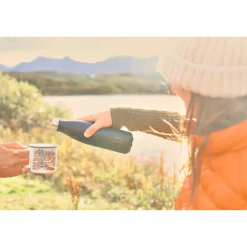 Chilly's 260ml Monochrome Reusable Water Bottle - All Black