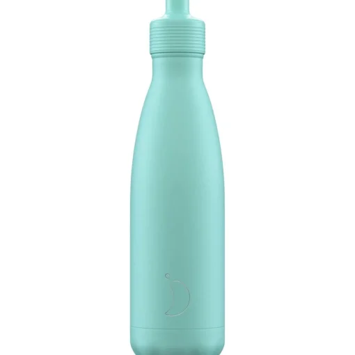 Chilly's 500ml Sports Reusable Water Bottle - Pastel Green
