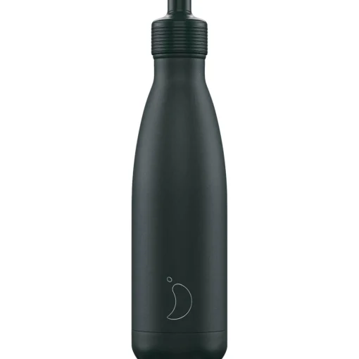 Chilly's 500ml Sports Reusable Water Bottle - Matte Green