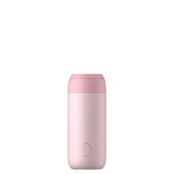 Chilly's Series 2 1 Litre Reusable Water Bottle & 50cl Coffee Cup Set - Blush Pink