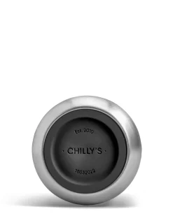Chilly's Series 2 Flip Reusable 500ml 90% Recycled Stainless Steel Water Bottle