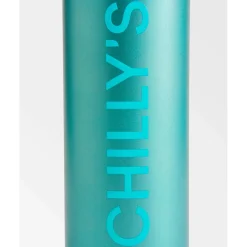 Chilly's Series 2 1-Litre Flip Reusable Water Bottle - Matte Metallic Atlantis