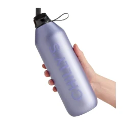 Chilly's Series 2 1-Litre Flip Reusable Water Bottle - Matte Metallic Lavender