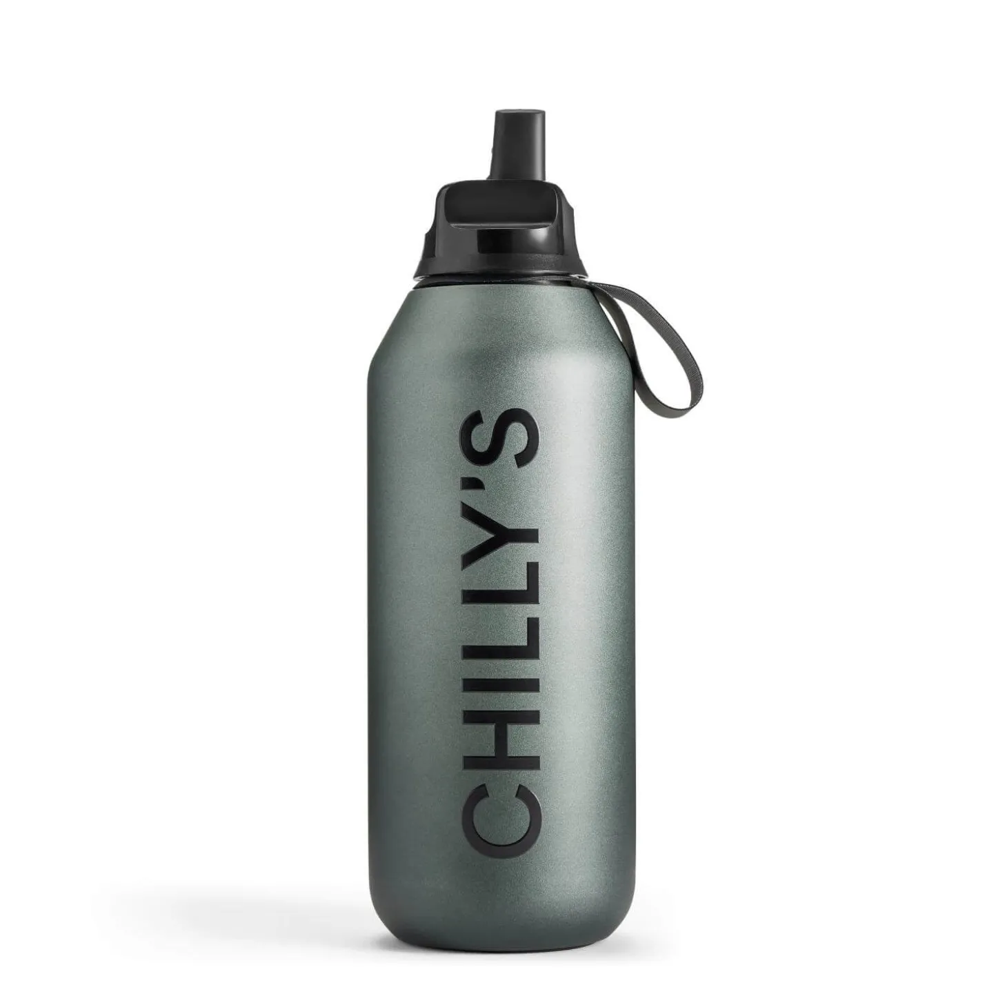 Chilly's Series 2 500ml Flip Reusable Water Bottle - Ombre Slate