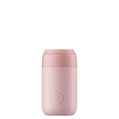 Chilly's Series 2 500ml Hydration Reusable Water Bottle & 34cl Coffee Cup Set - Blush Pink