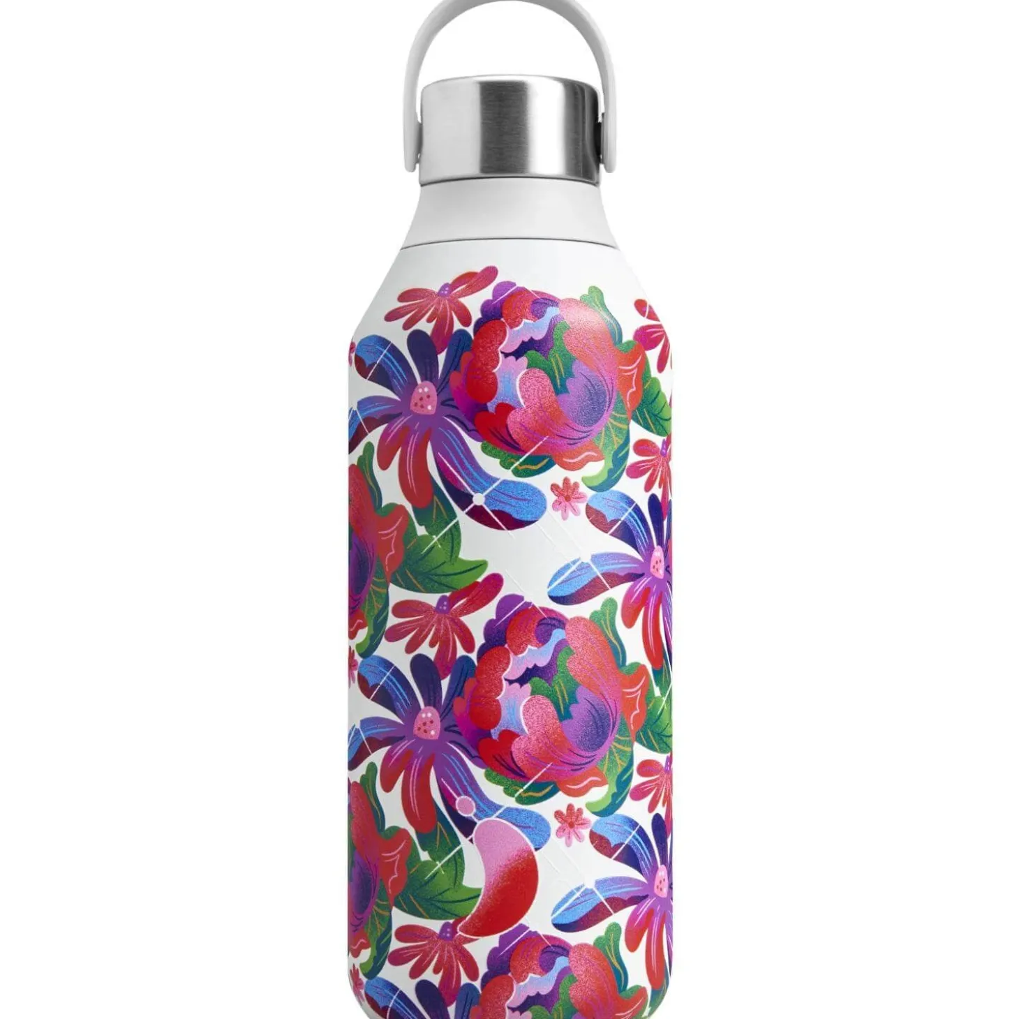 Chilly's Series 2 500ml Reusable Water Bottle - Peony Tumble