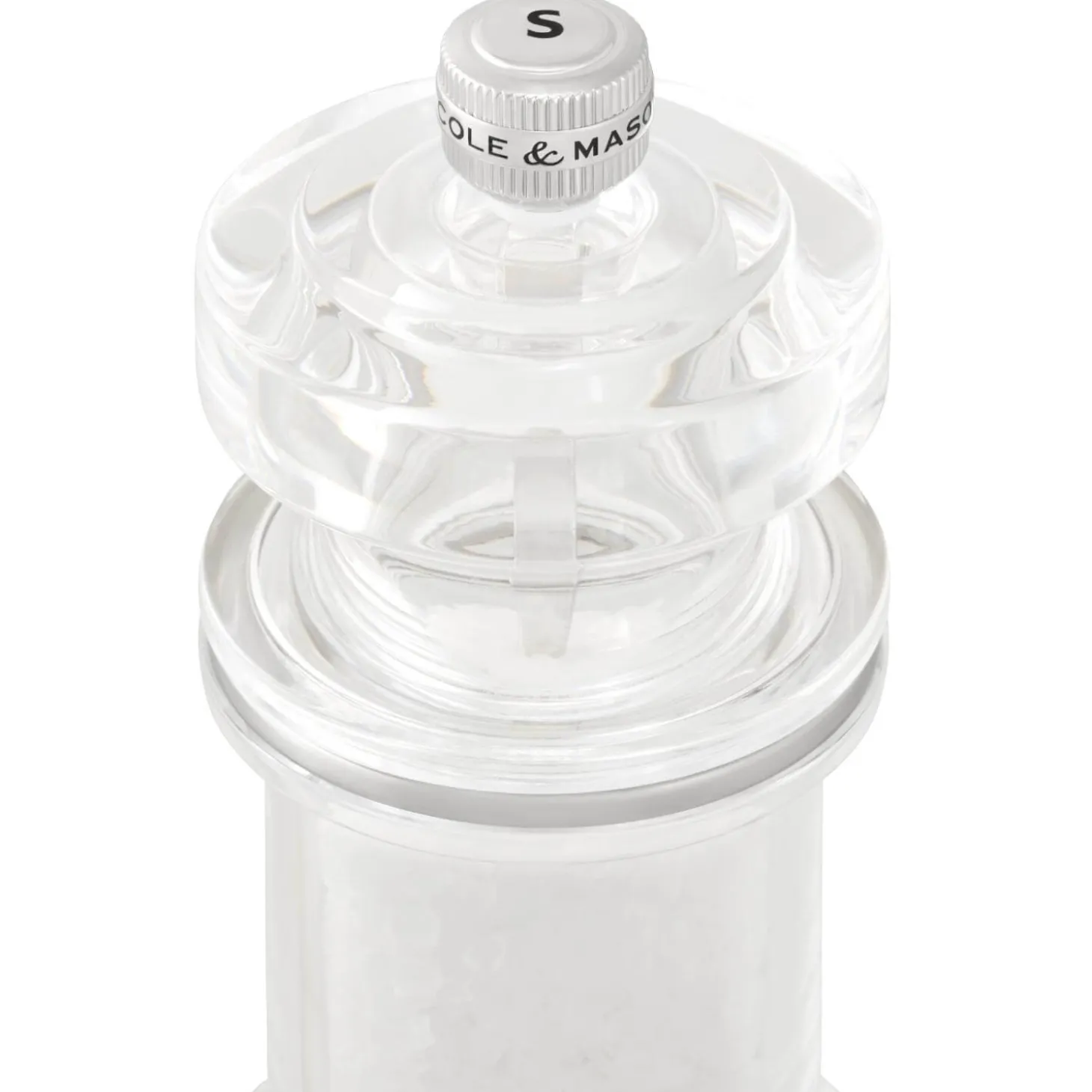 Cole & Mason 605 14.4cm Acrylic Salt Mill