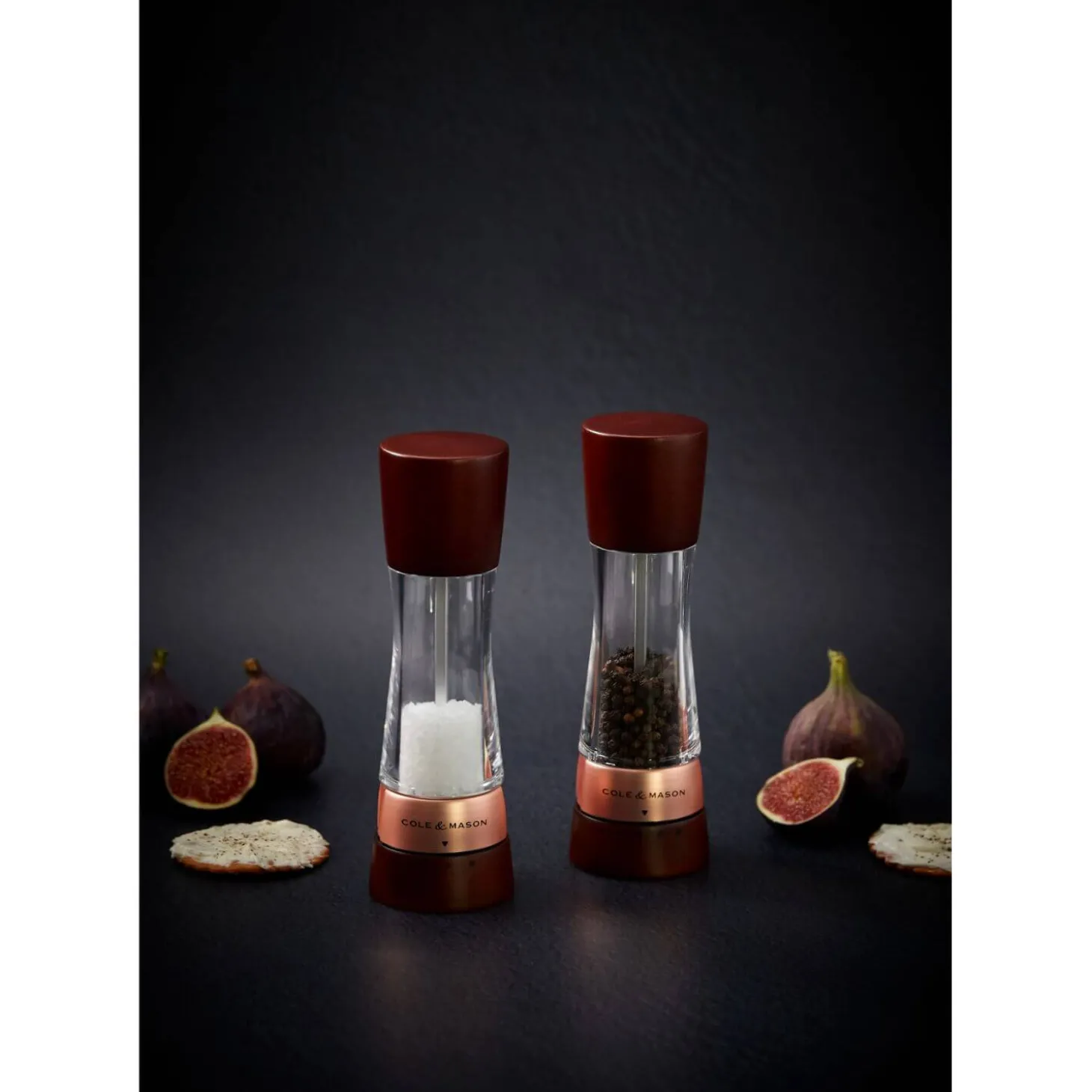 Cole & Mason Gourmet Precision+ 19cm Derwent Salt Mill - Chestnut