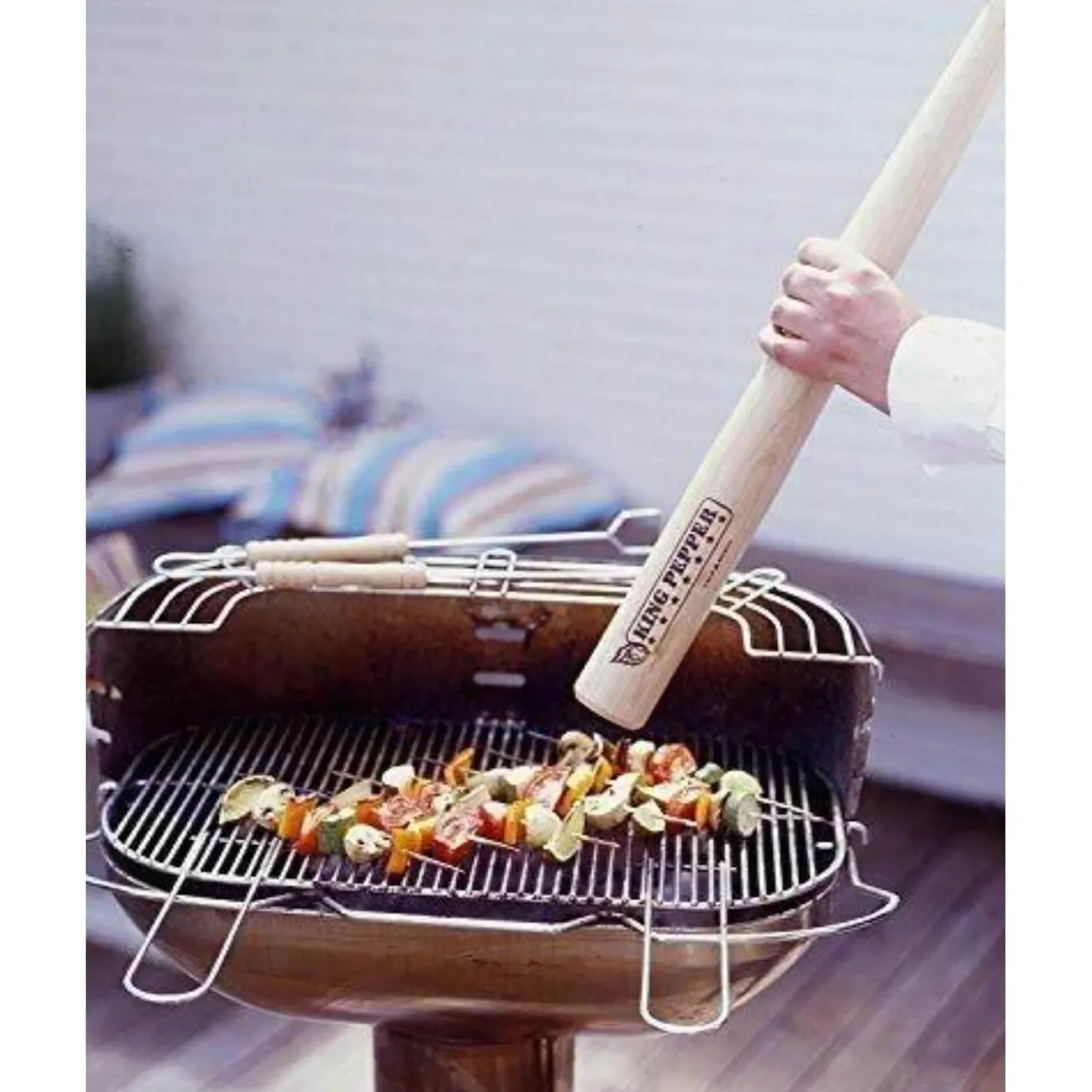 Cole & Mason King Pepper 72cm Beech Wood Baseball Bat Pepper Mill