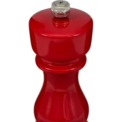 Cole & Mason London 18cm Beech Wood Pepper Mill - Gloss Red