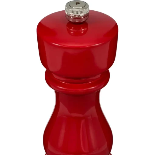Cole & Mason London 18cm Beech Wood Pepper Mill - Gloss Red