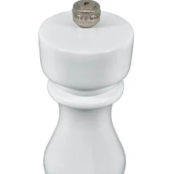 Cole & Mason London 18cm Beech Wood Pepper Mill - Gloss White