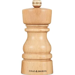 Cole & Mason London 13cm Beech Wood Salt Mill - Natural Beech