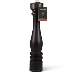 Cole & Mason London Large 40cm Beech Wood Pepper Mill - Chocolate
