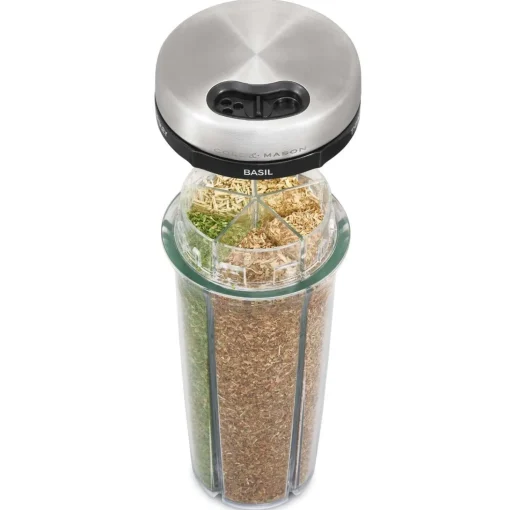 Cole & Mason Saunderton Herb 20cm Storage Shaker - Filled