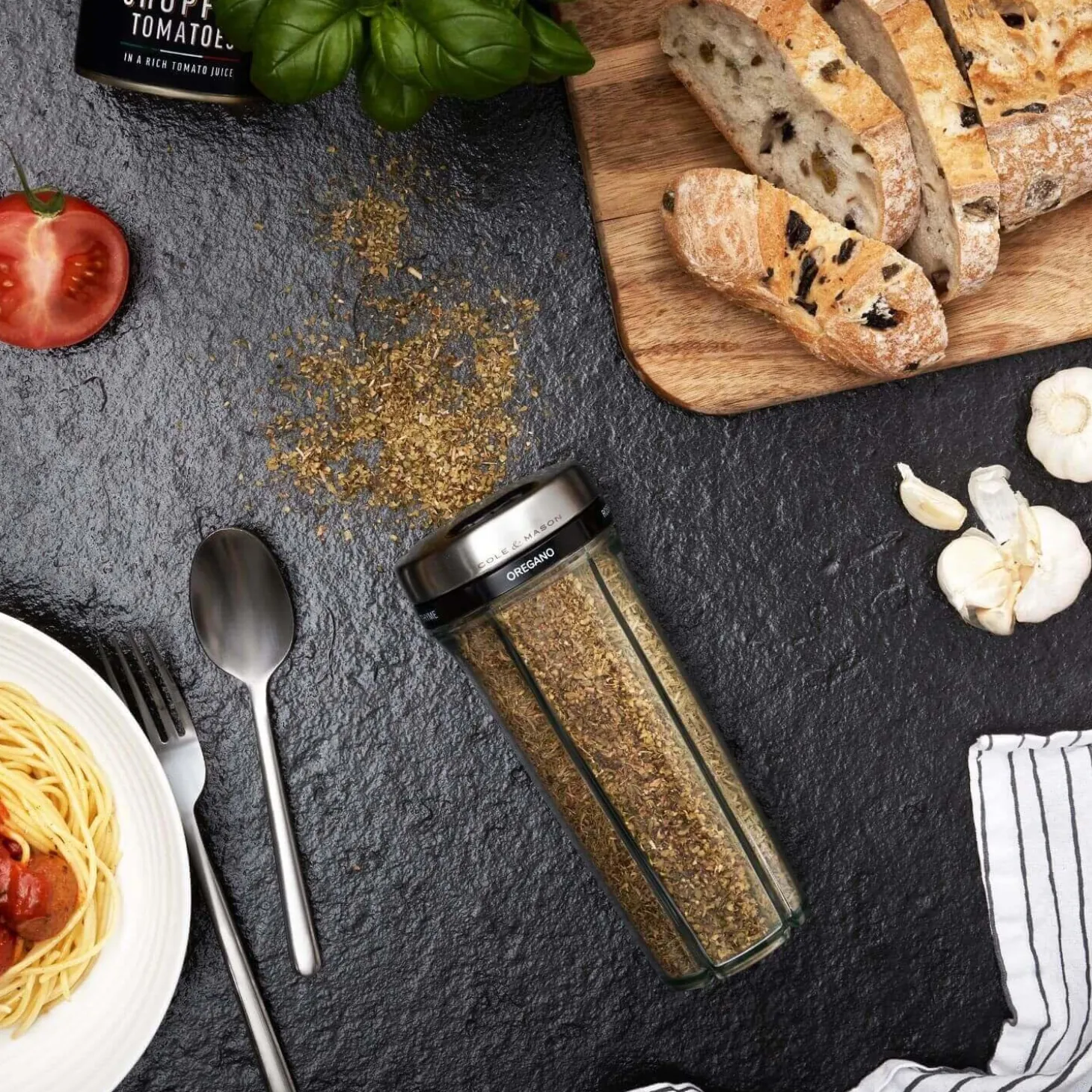 Cole & Mason Saunderton Herb 20cm Storage Shaker - Filled