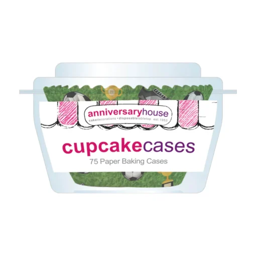 Creative Party 75 Pack Cupcake Cases - Football