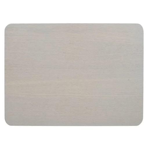 Creative Tops Naturals 4 Piece Rectangle Placemat Set - Grey Veneer