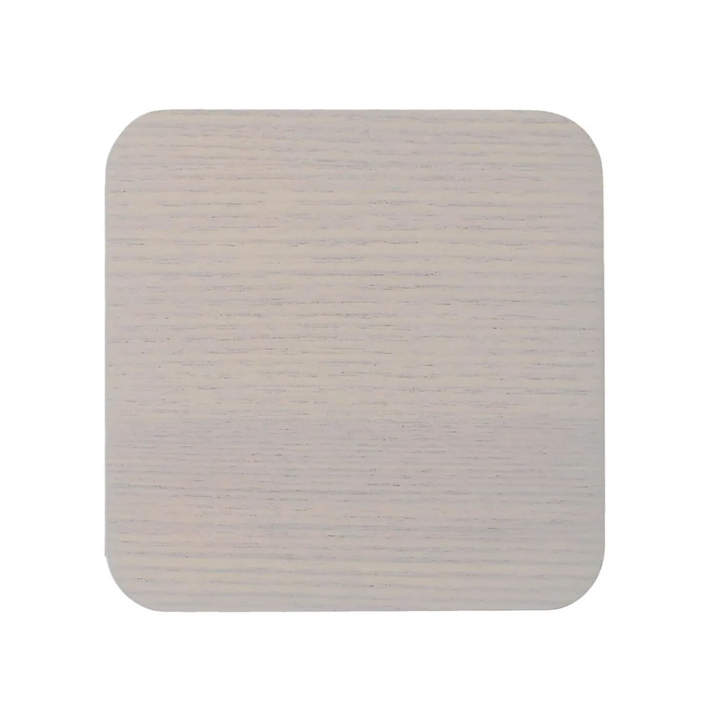 Creative Tops Naturals 4 Piece Square Coaster Set - Grey Veneer