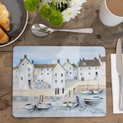 Creative Tops Set Of 6 Premium Placemats - Cornish Harbour