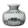 Dartington Handmade Cushion Medium Vase - Smoke