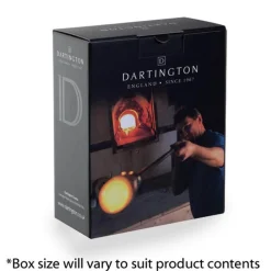 Dartington Handmade Cushion Medium Vase - Smoke