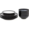 Denby Halo 12 Piece Dinnerware Set