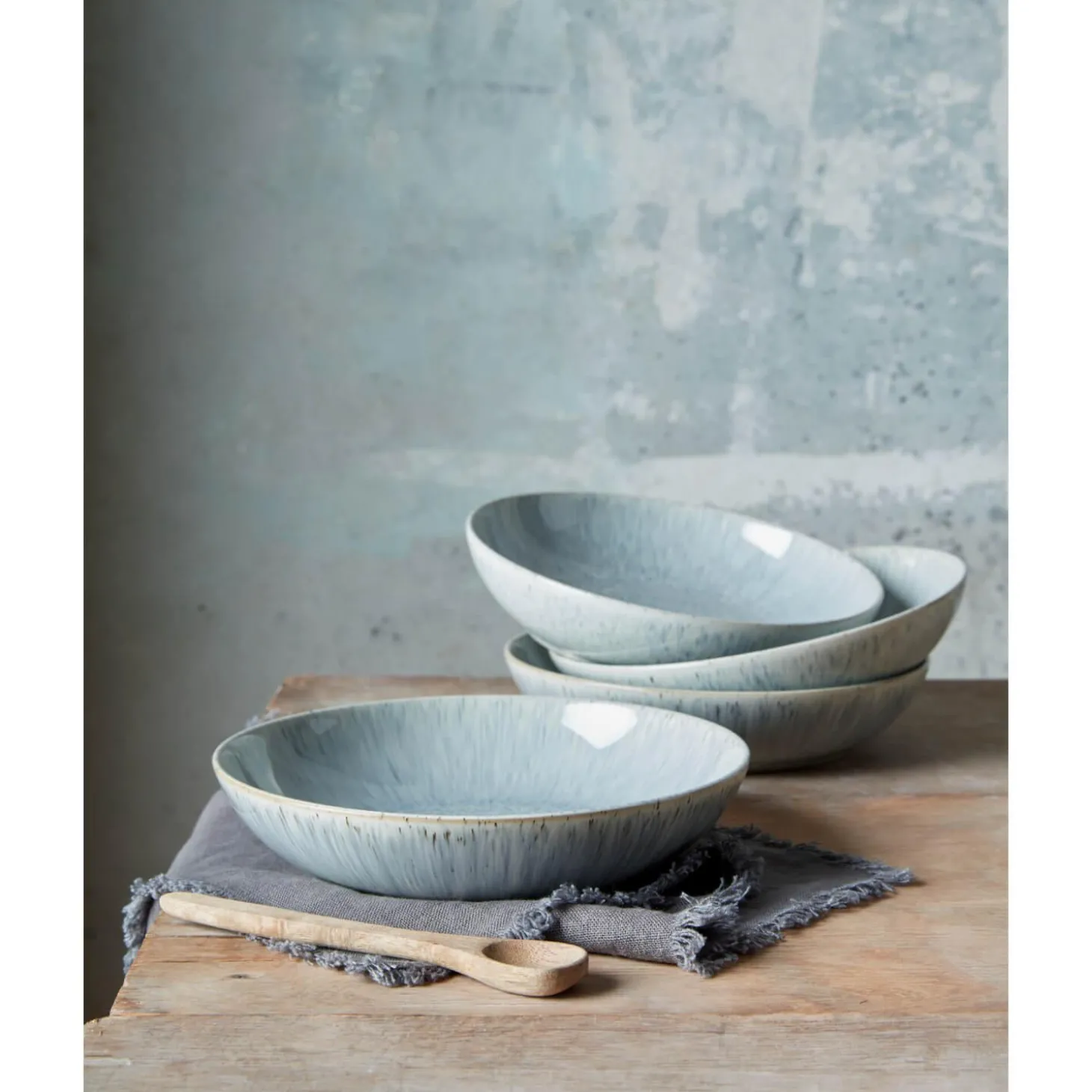 Denby Halo Speckle Coupe Dinner Plate - 26cm