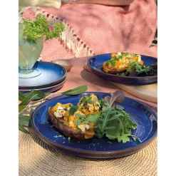 Denby Imperial Blue Coupe Dinner Plate - 26cm