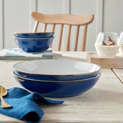 Denby Imperial Blue Coupe Dinner Plate - 26cm